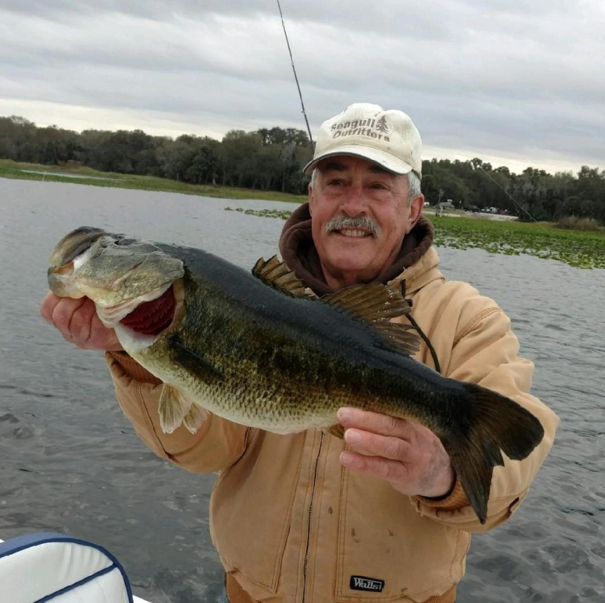 Largemouth bass caught in FL with Captain Jonathan