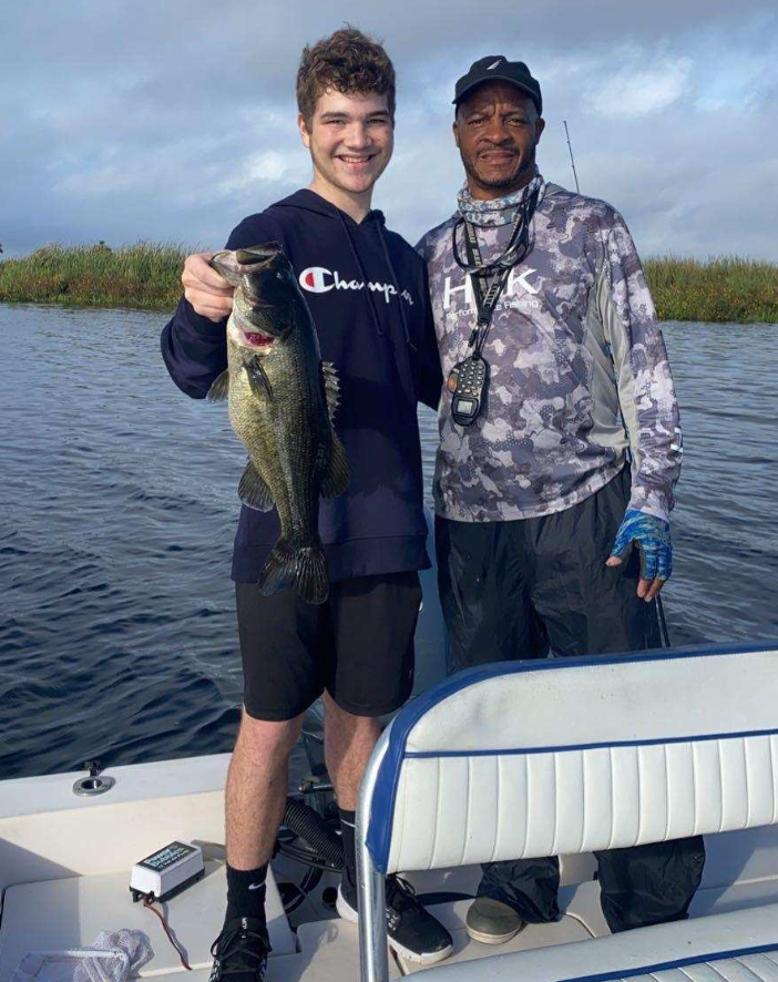 Morning bass fishing bliss in Kissimmee
