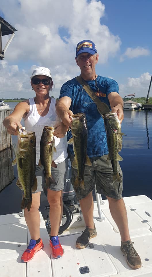 Three big fish caught while fishing in FL